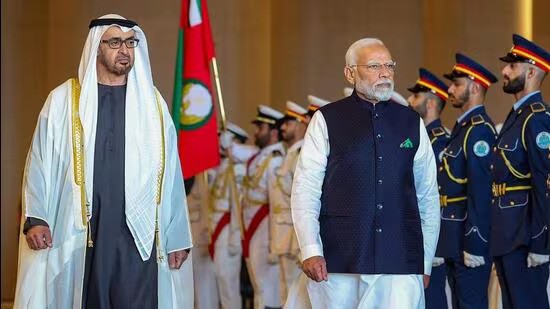 modi to abu dhabi